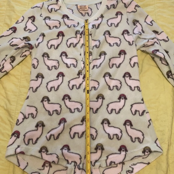 Alpaca sleep romper in mint by Lillianne size SM - Picture 6 of 6